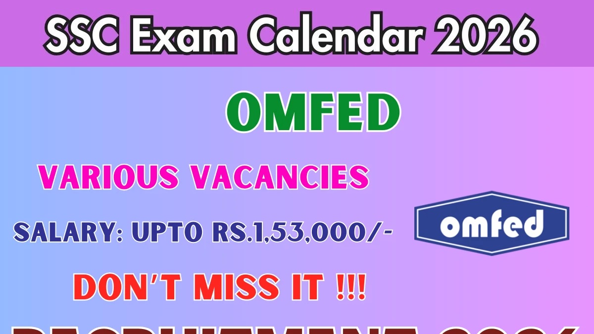 Read more about the article OMFED Recruitment 2026 – Apply Offline for 18 Junior Assistant, Manager and More Posts