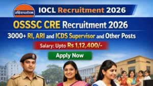 Read more about the article OSSSC CRE Recruitment 2026 – Apply Online for 3,250 RI, ARI and ICDS Supervisor and Other Posts